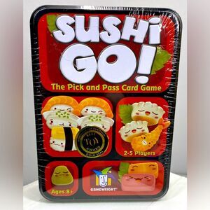 Sushi Go ! The Pick and Pass Card Game By Gamewright New Sealed in Tin Box